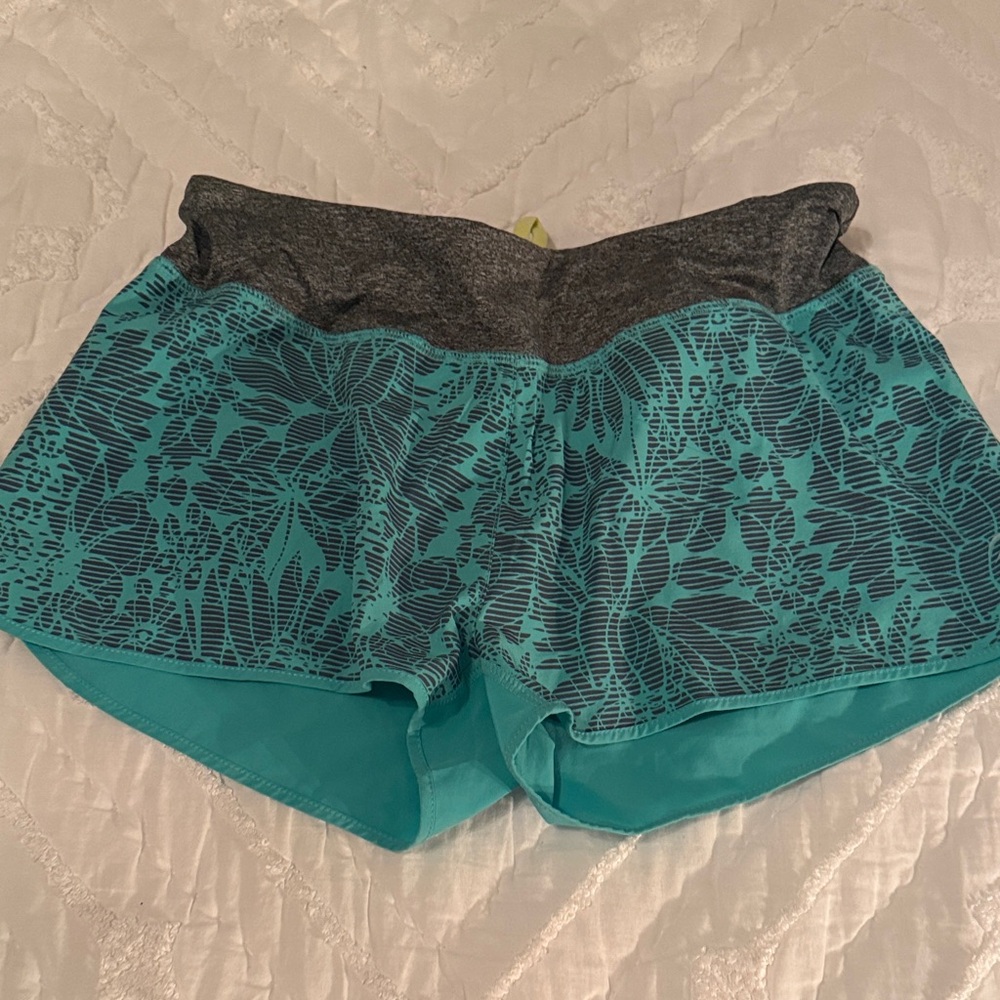 MPG Teal and Gray Athletic Shorts